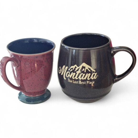 Montana The Last Best Place 18 oz Fresco Camper Mug Glaze Finish Ceramic - Picture 3 of 16